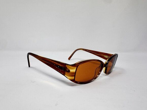 Celine Dion CD5038 Eyeglass Frames Only Brown Tortoise Rectangle main image 11